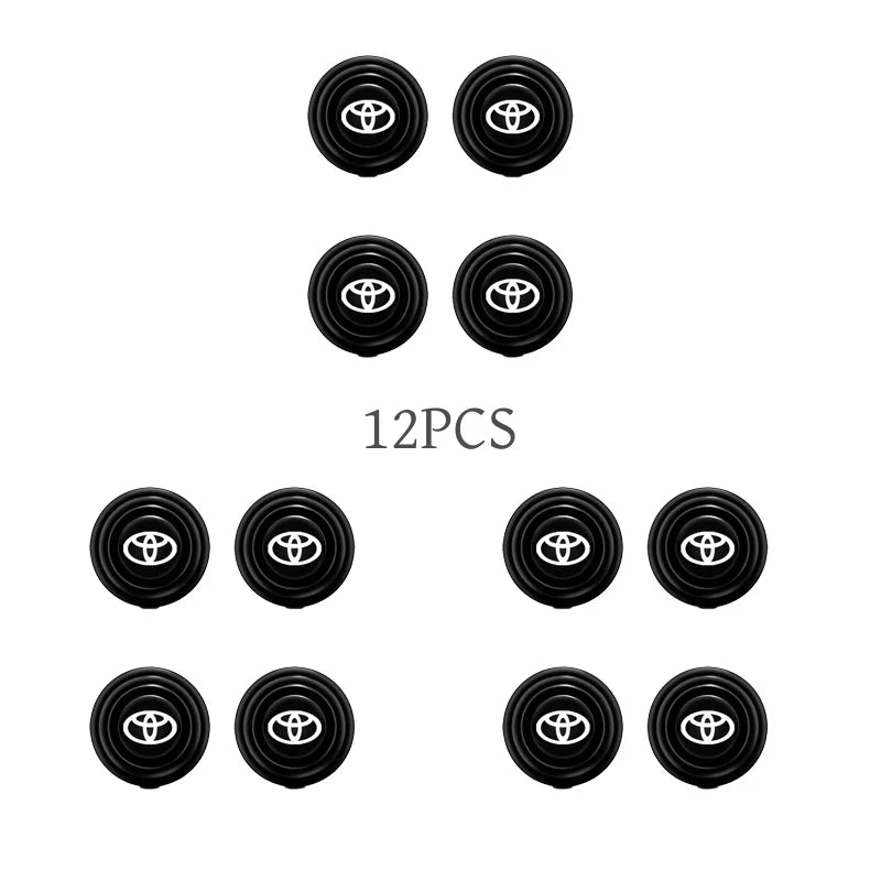 Car door Silicone shock-absorbing noise reducing cushion pad for Toyota