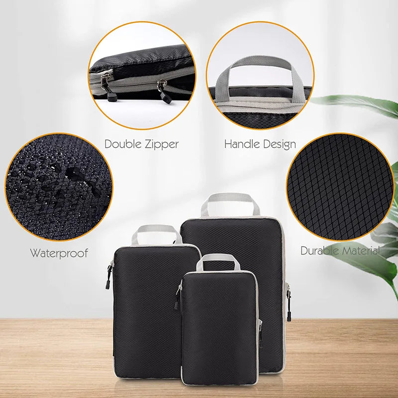 Travel Compression Packing Cubes