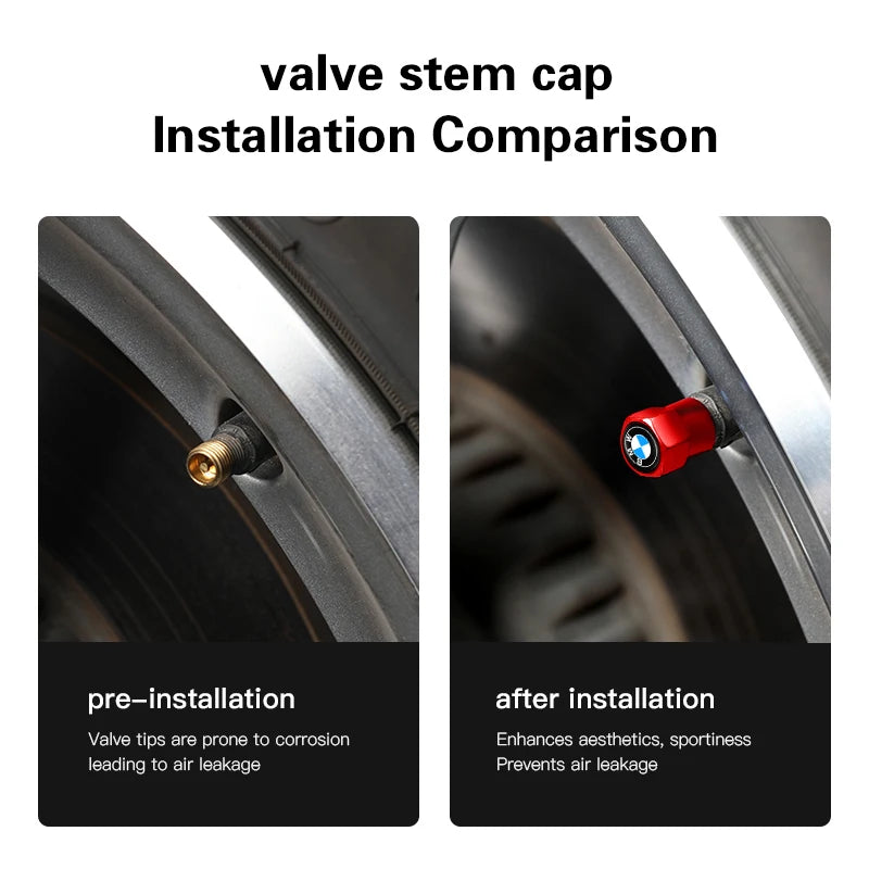 4pcs Tyre Valve Dust Cap for BMW