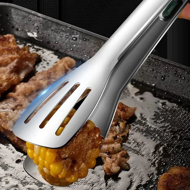 Non-slip Stainless Steel BBQ Tongs- 7/9/12 Inch