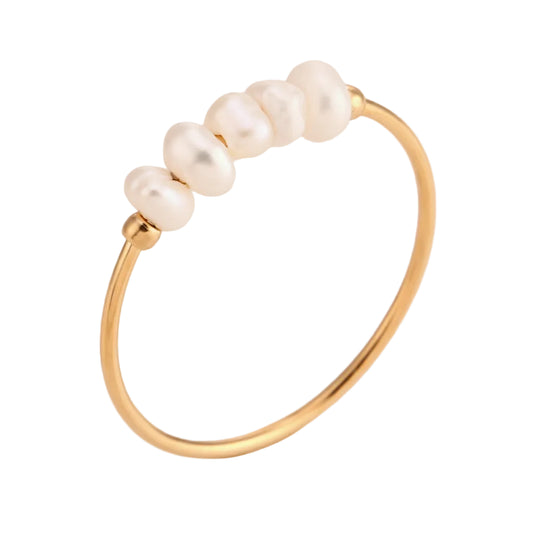 Elegant Small Freshwater Pearl Ring