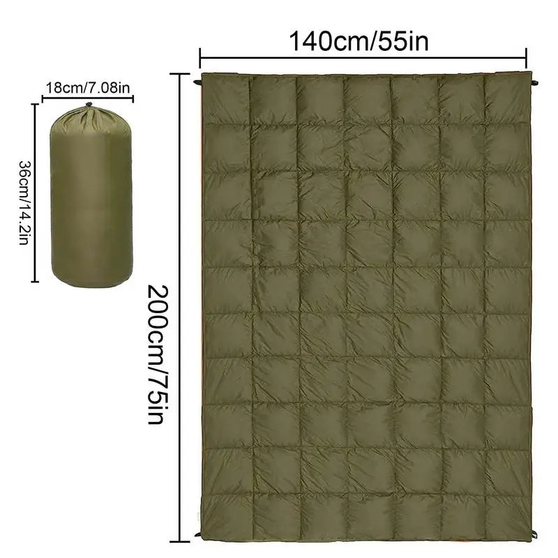 Live for Real Ultralight Waterproof Down Blanket/Sleeping Mat