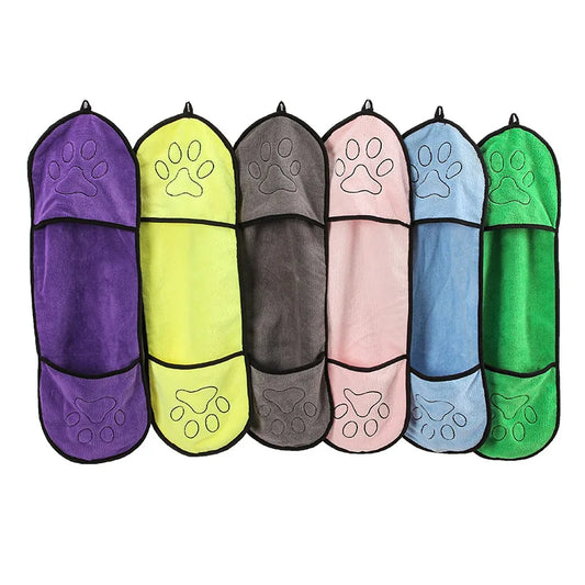 Quick Dry Dog Towel Mitts