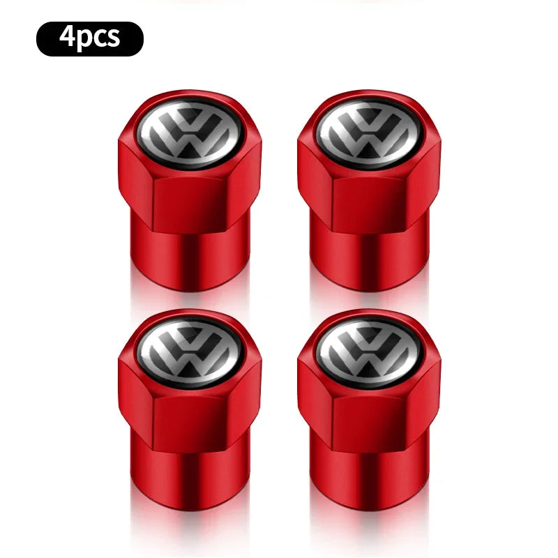 4PCS Tyre Valve Dust Cap for VW