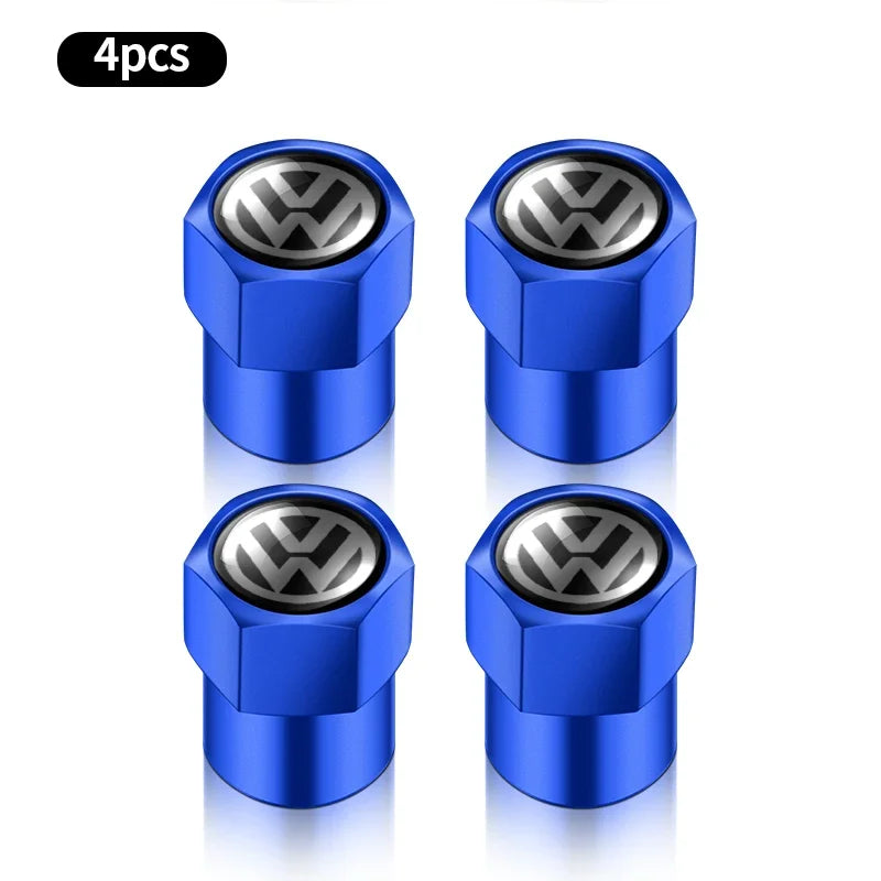 4PCS Tyre Valve Dust Cap for VW