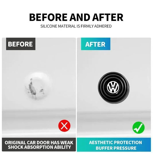 4pcs Car Door Closing Shock-proof Cushion Buffers For Volkswagen