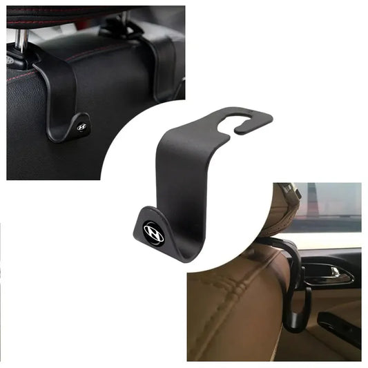2/4Pcs Auto Seat Hook Storage Hanger Car Accessories For Hyundai