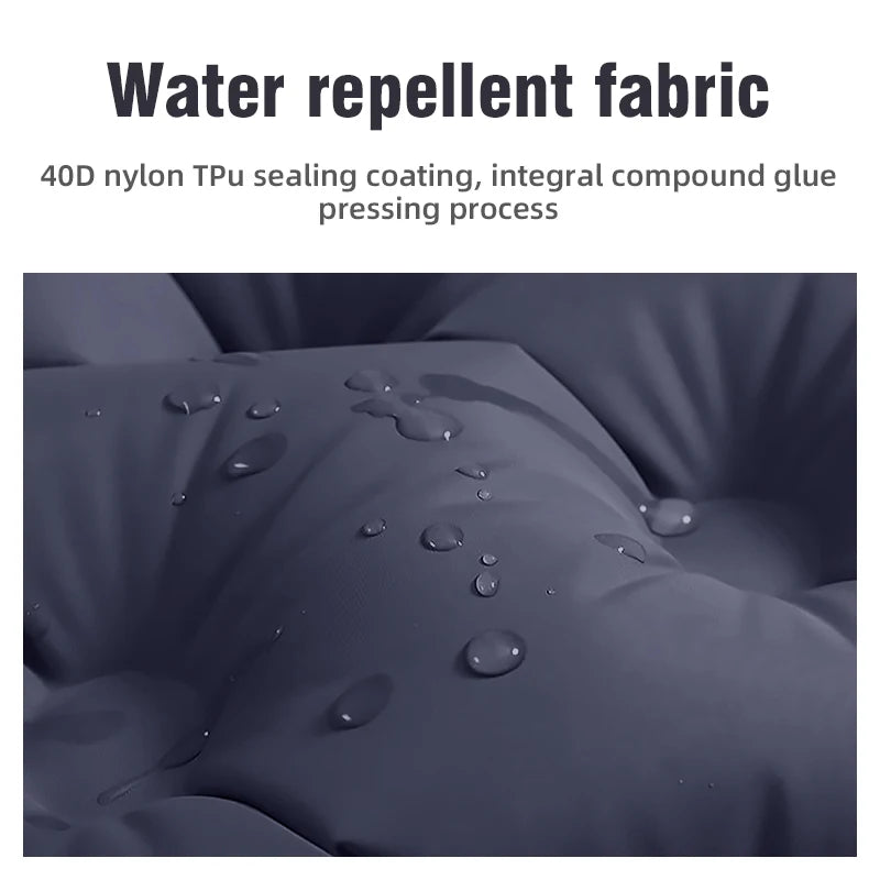 Double Inflatable Camping Mattress with Pillow