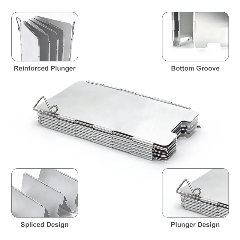 Camping Burner Windshield