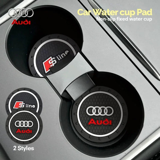 Audi- Anti Slip, anti-noise car coaster