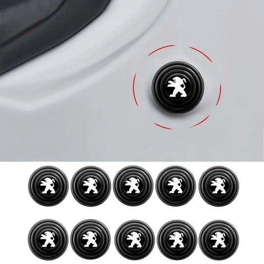 Car Door Silicone Shock-absorbing Silencing Cushion Pad for Peugeot