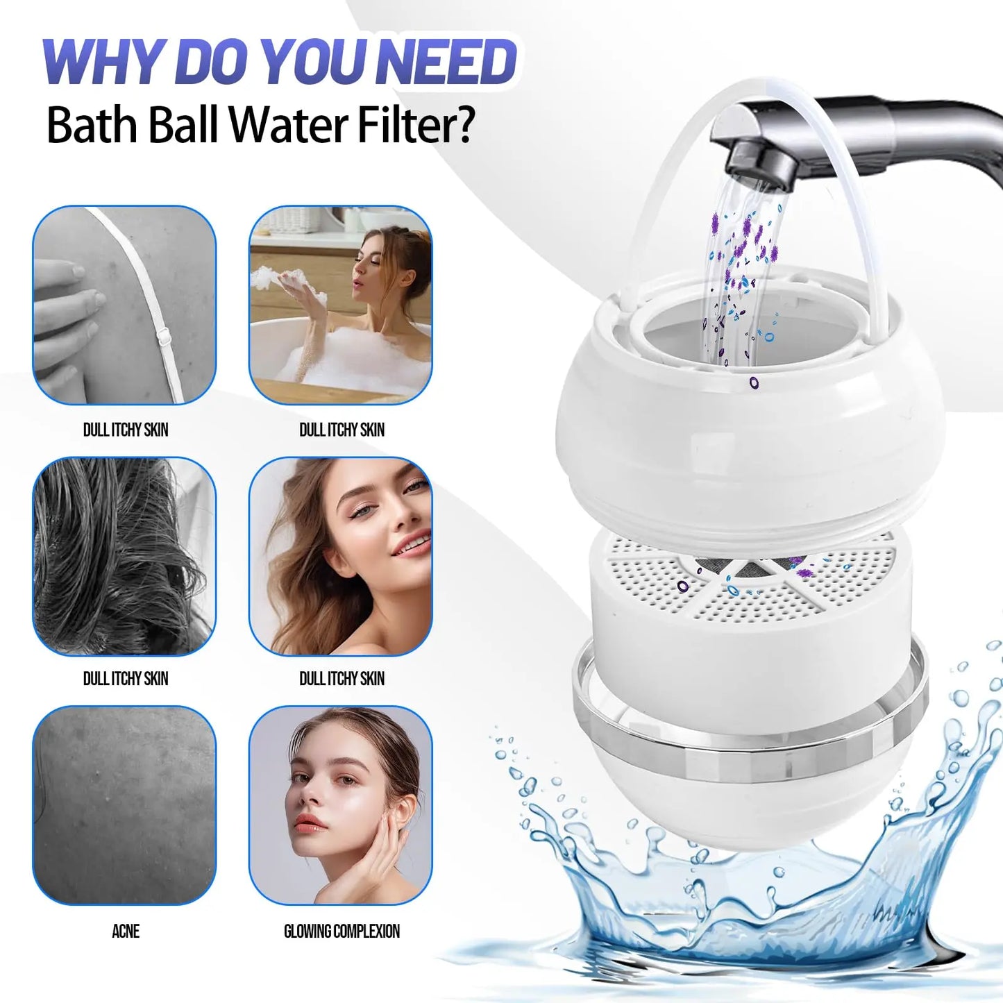 WaterWell™ 8 Stage Bath Filter