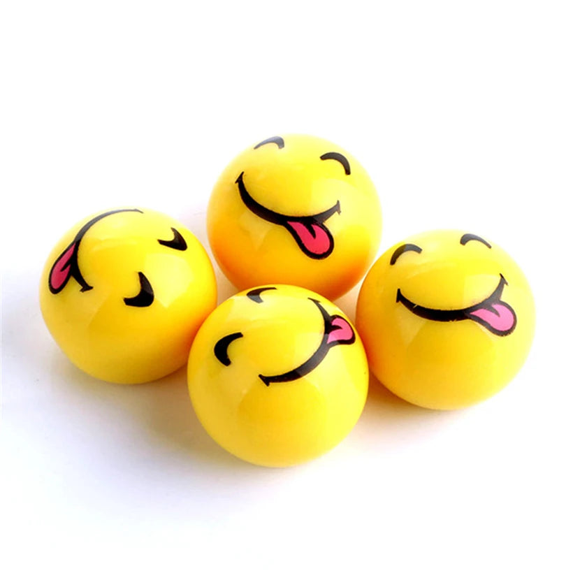 Emoji 4pcs Tyre Valve Dust Cap