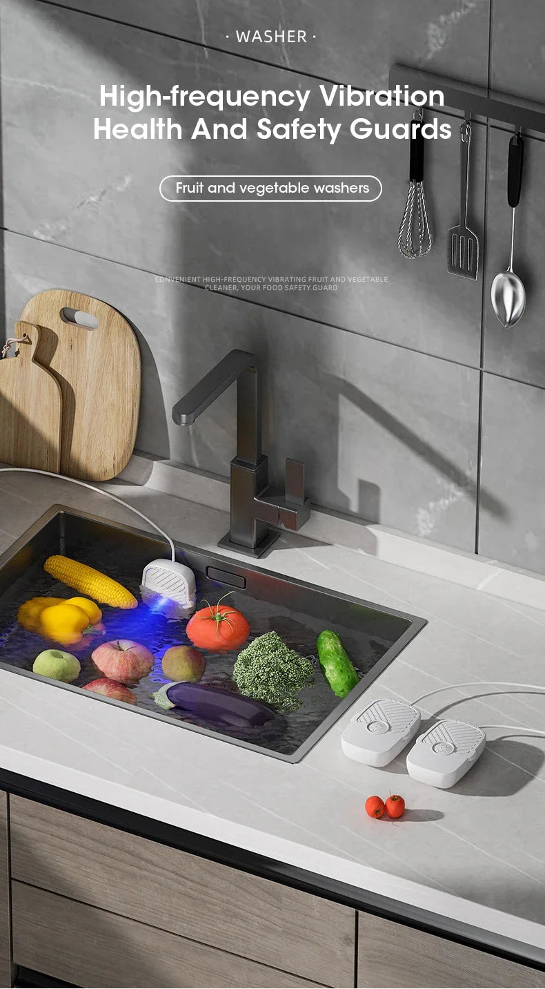 Smart Fruit & Vegetable Ultrasonic Cleaner
