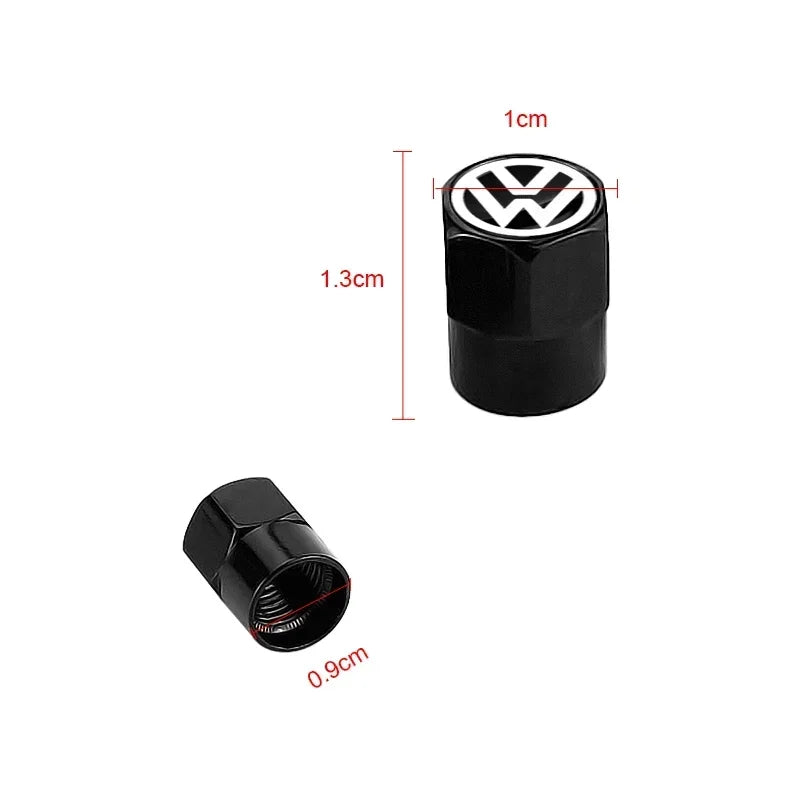 4PCS Tyre Valve Dust Cap for VW