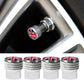 Union Jack Design Tire Valve Dust Cap