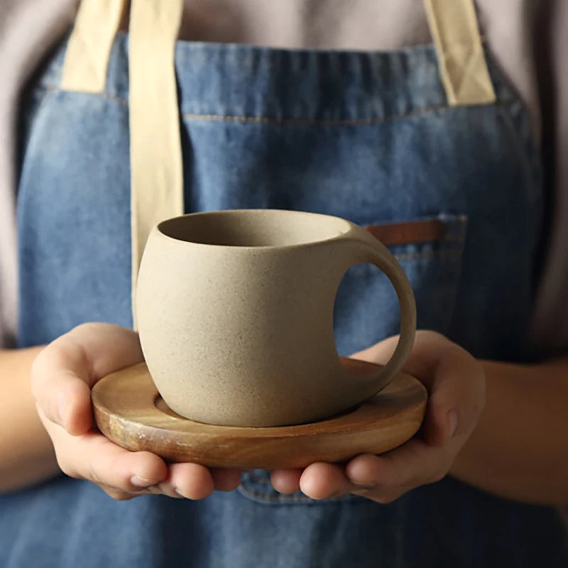 Ceramic Coffee Cup and Saucer- 220ml