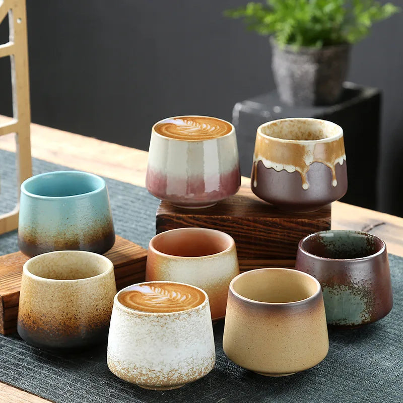 Handcrafted Artisan Ceramic Cups, 200ml