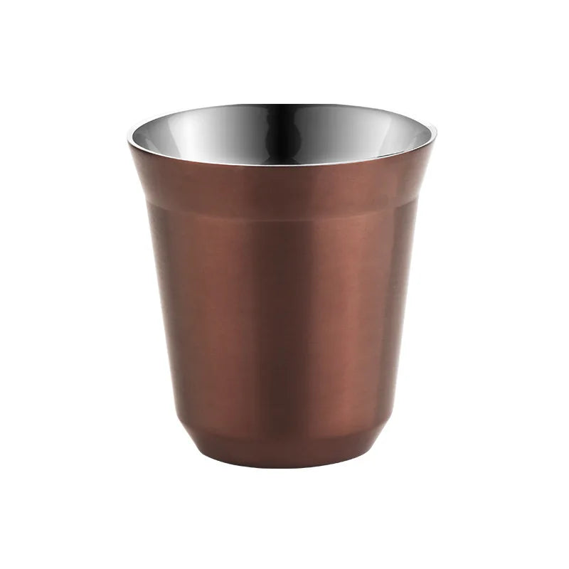 Stainless Steel Double Walled Vacuum Insulated Heat Resistant Unbreakable Coffee Cups