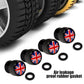 Union Jack Design Tire Valve Dust Cap