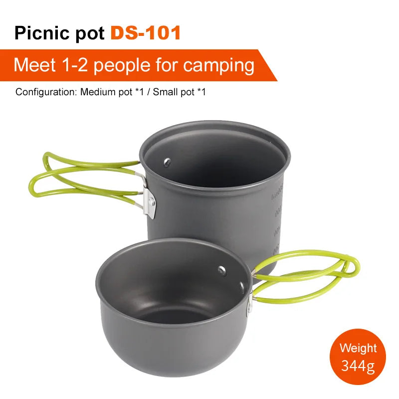Ultralight Aluminium Cookware set.