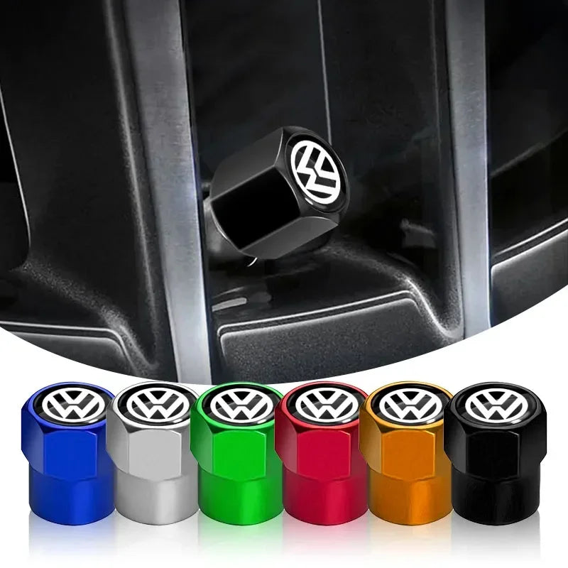 4PCS Tyre Valve Dust Cap for VW