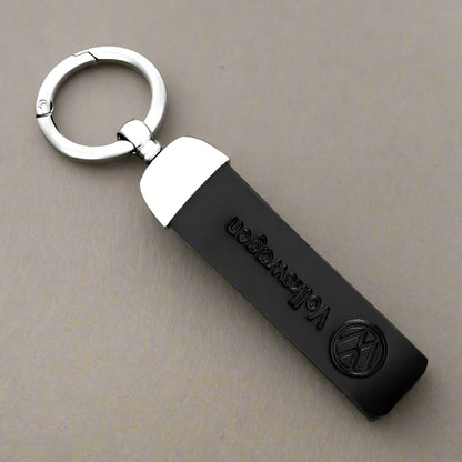 High Grade Leather Keychain for VW