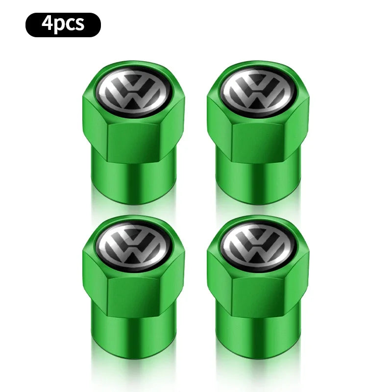 4PCS Tyre Valve Dust Cap for VW