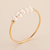 Elegant Small Freshwater Pearl Ring