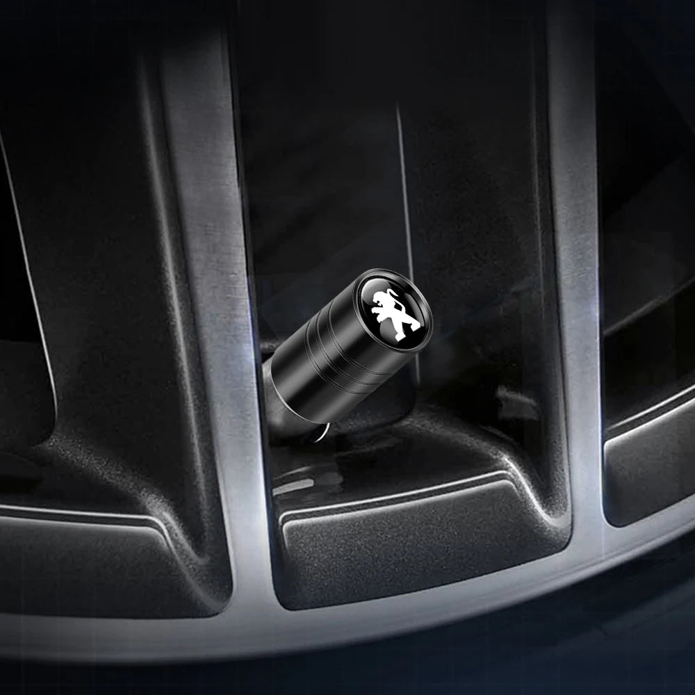 4Pcs Tyre Valve Dust Cap for Peugeot