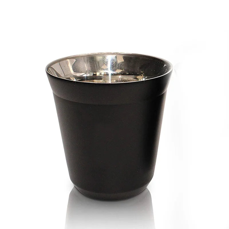 Stainless Steel Double Walled Vacuum Insulated Heat Resistant Unbreakable Coffee Cups