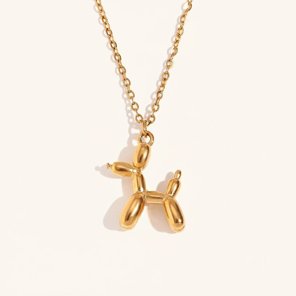 Balloon Dog PVD Pendant Necklace