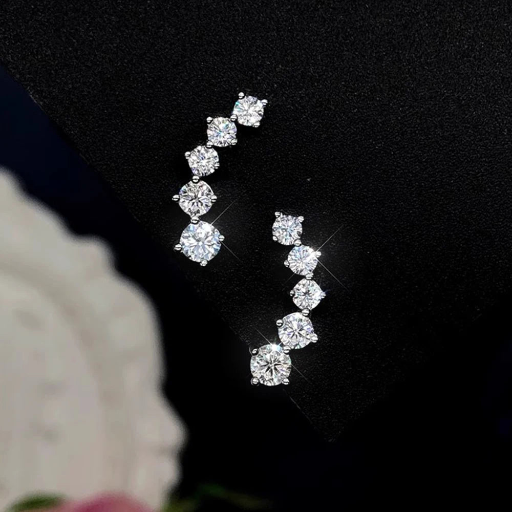 Moissanite Diamond Earrings
