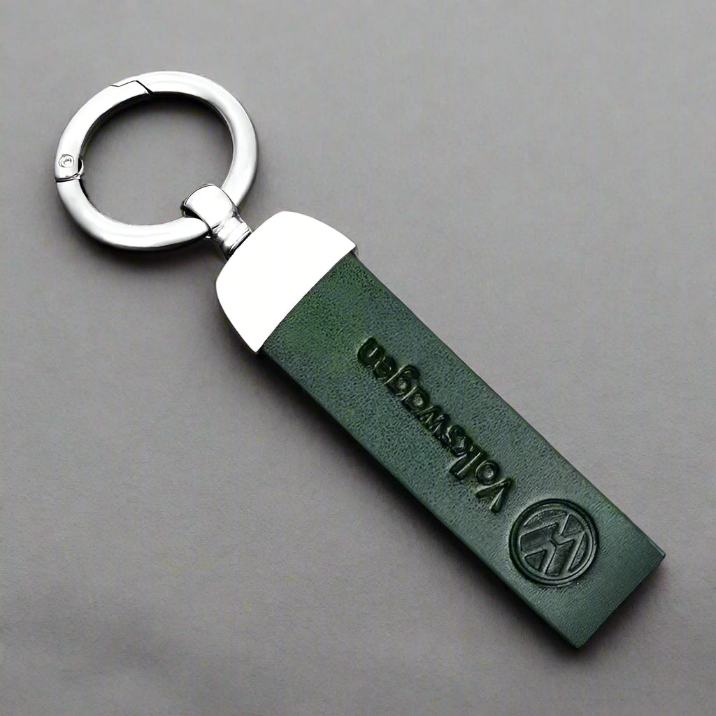 High Grade Leather Keychain for VW
