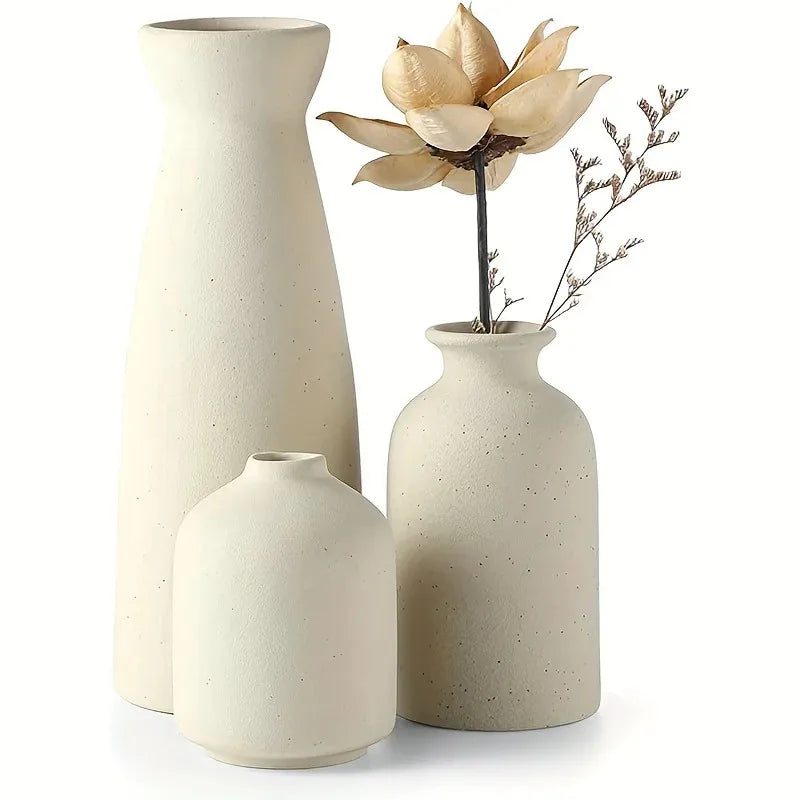 Ceramic Vases - 3 pc set