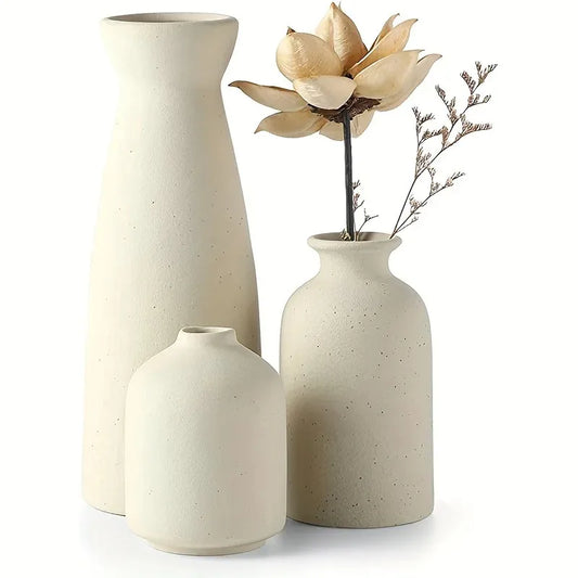 Ceramic Vases - 3 pc set