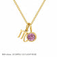 Double Birthstone & Zodiac Pendant Necklace