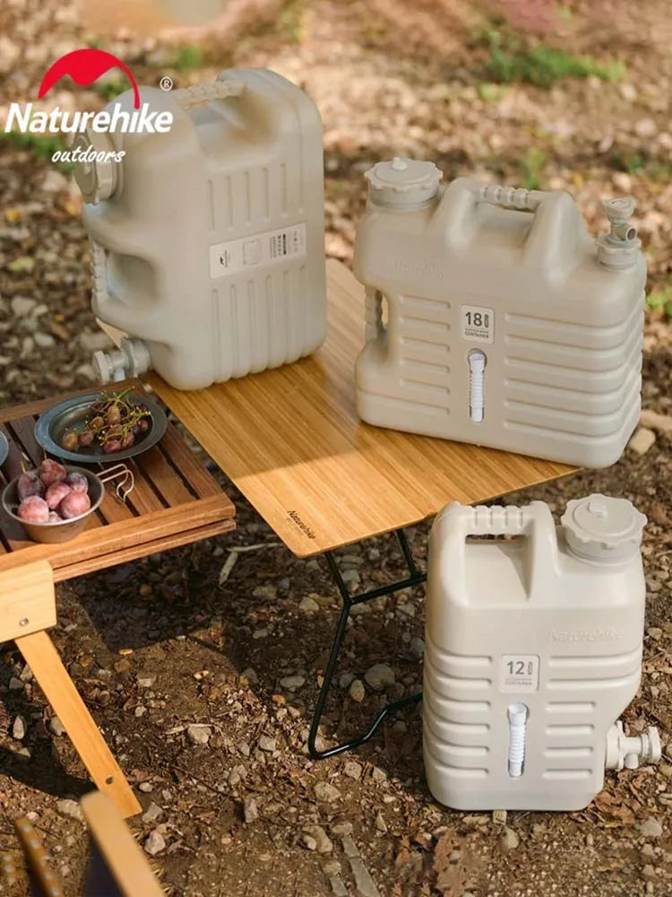Naturehike Camping PE Food Grade Water Storage Bucket 12-18L With Faucet