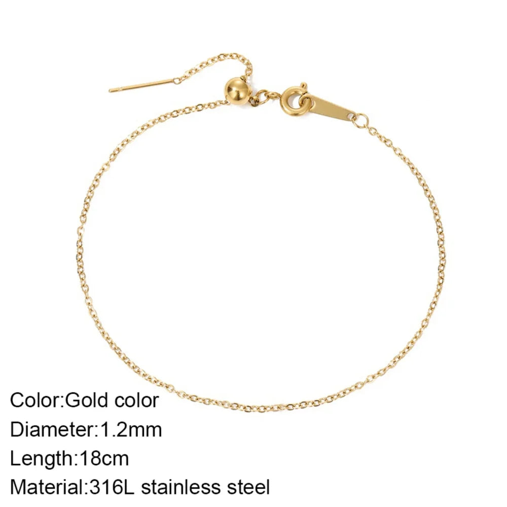 Heart Initial Bracelet