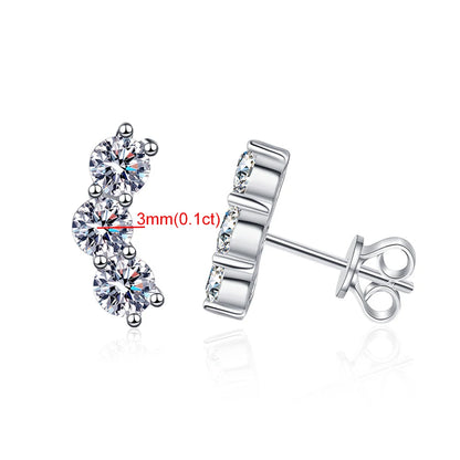 Moissanite Diamond Earrings