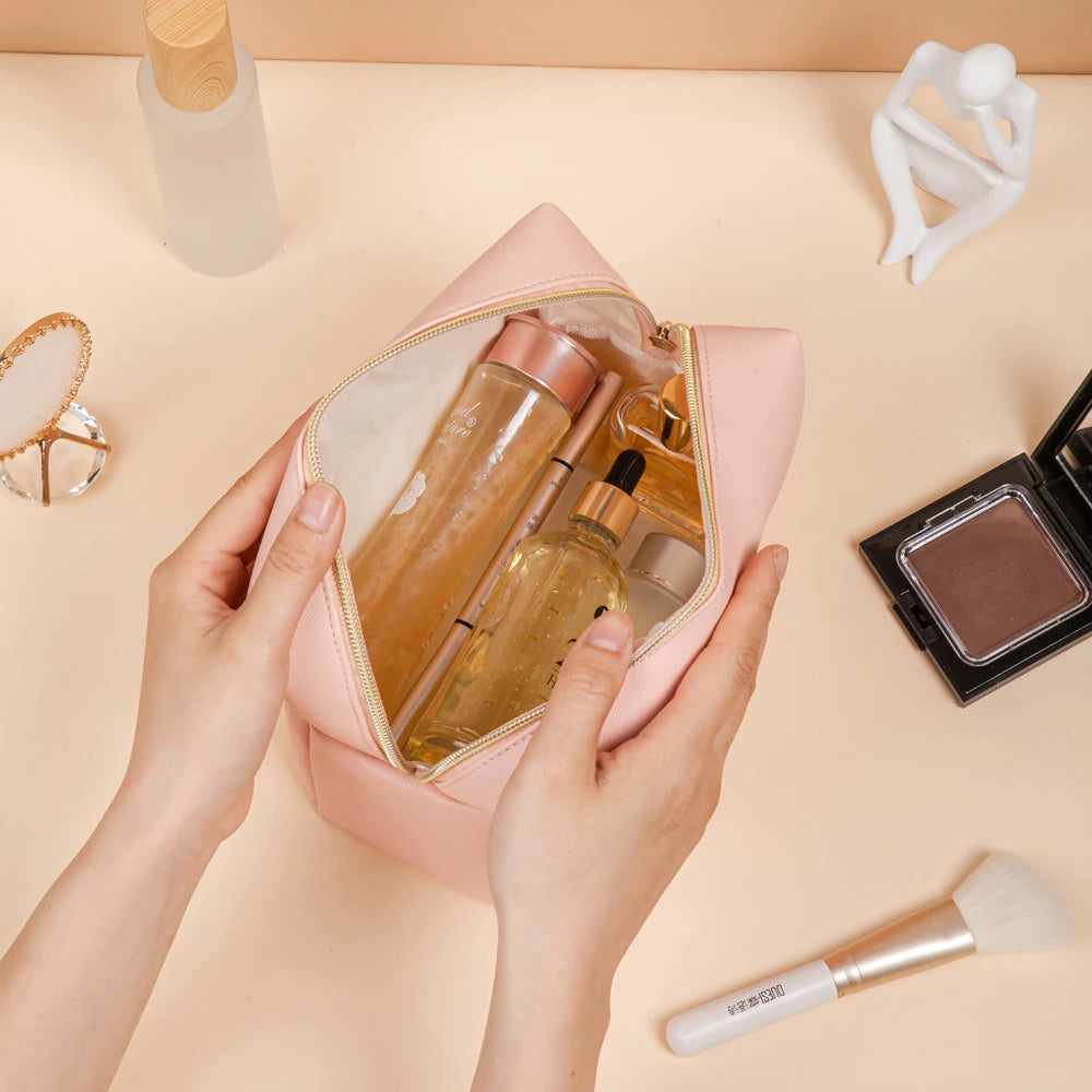 Women's waterproof cosmetics bag