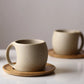 Ceramic Coffee Cup and Saucer- 220ml