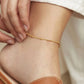 Minimalist Bead Anklet