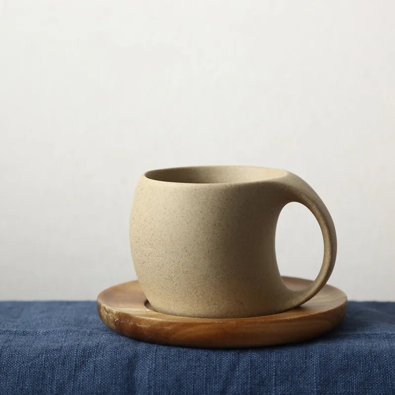 Ceramic Coffee Cup and Saucer- 220ml