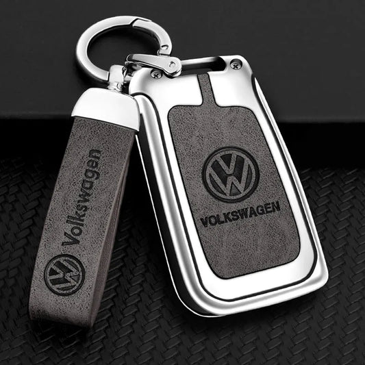 High Grade Leather Keychain for VW