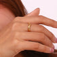 Texture Ring 18K PVD Gold