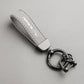 Suede Leather Car Keychain For Subaru