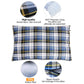 Soft Cotton Travel Pillow with Removable Pillow Cover