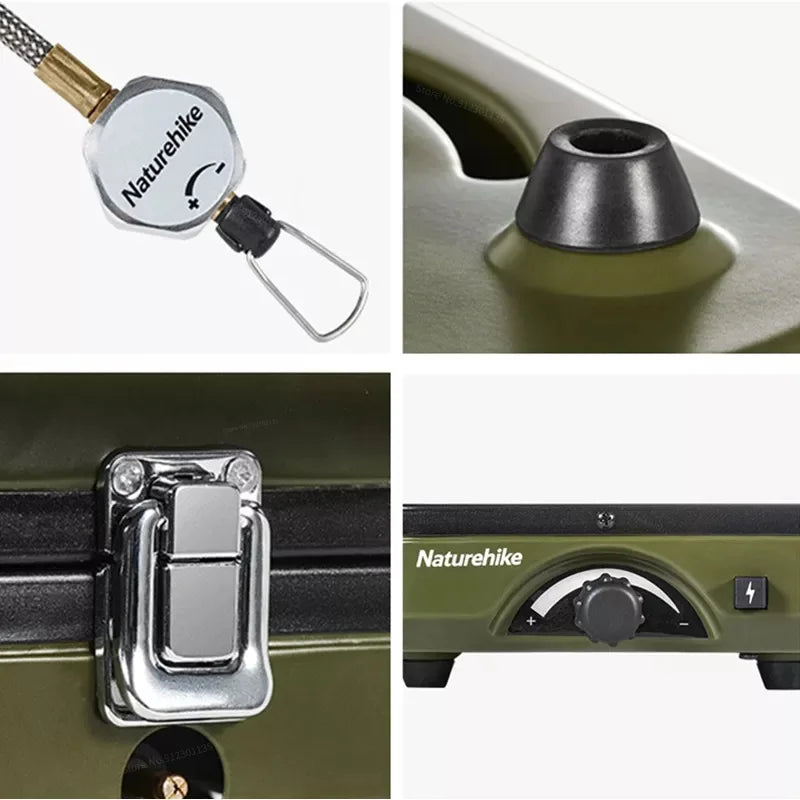 Portable Folding Double Fire Gas Stove