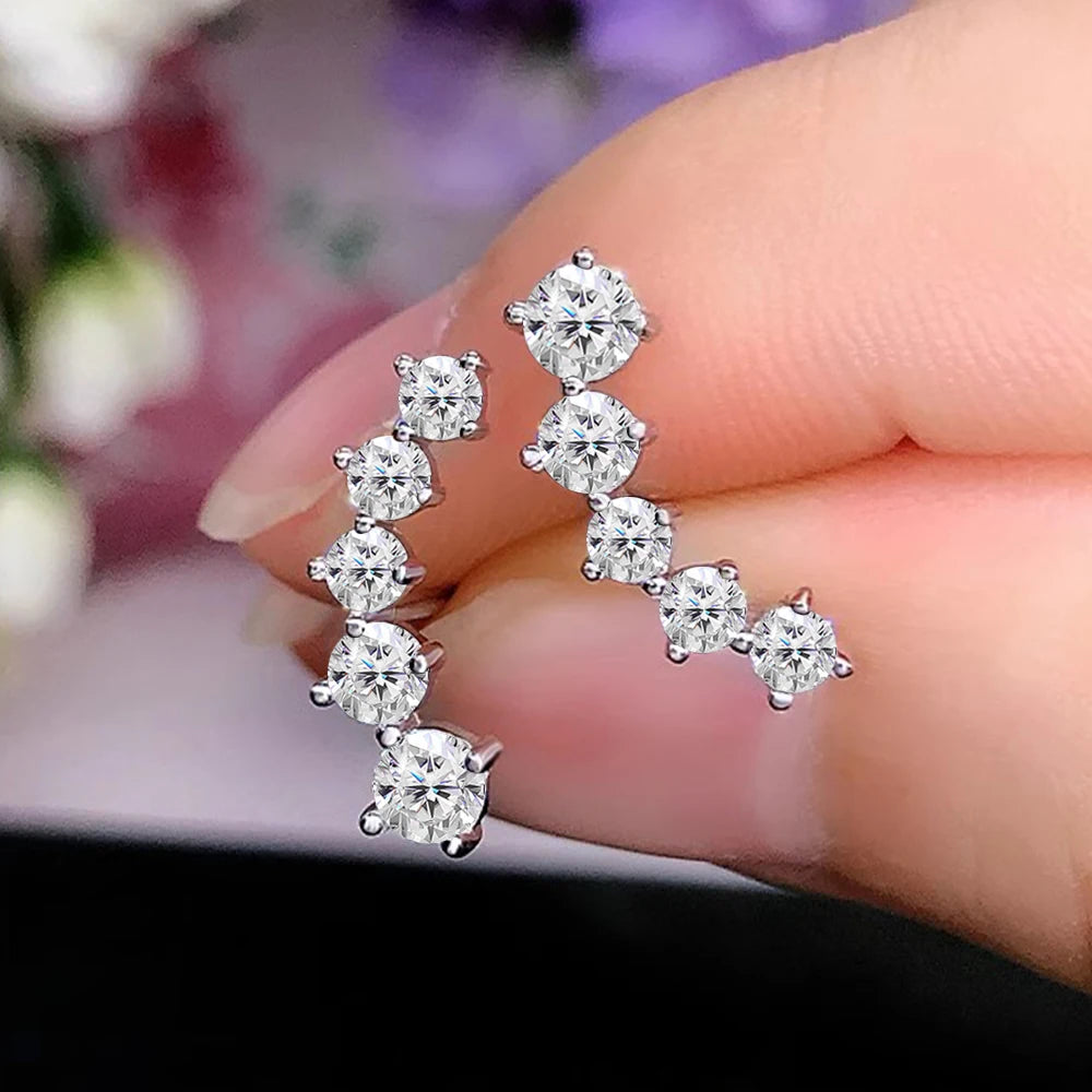 Moissanite Diamond Earrings
